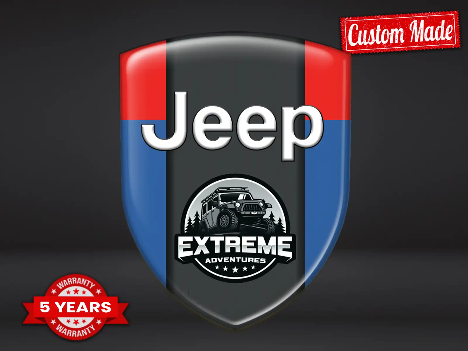 Jeep Pegatinas Parabrisas Auto Máximo Resistente Look Pro